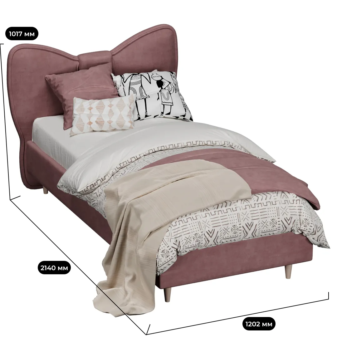 Кровать односпальная мягкая  SANDY LITE, 190*200