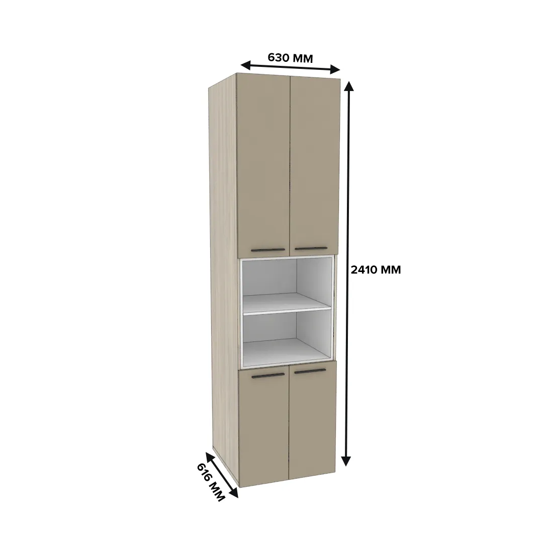 Шкаф книжный с нишей L228.60