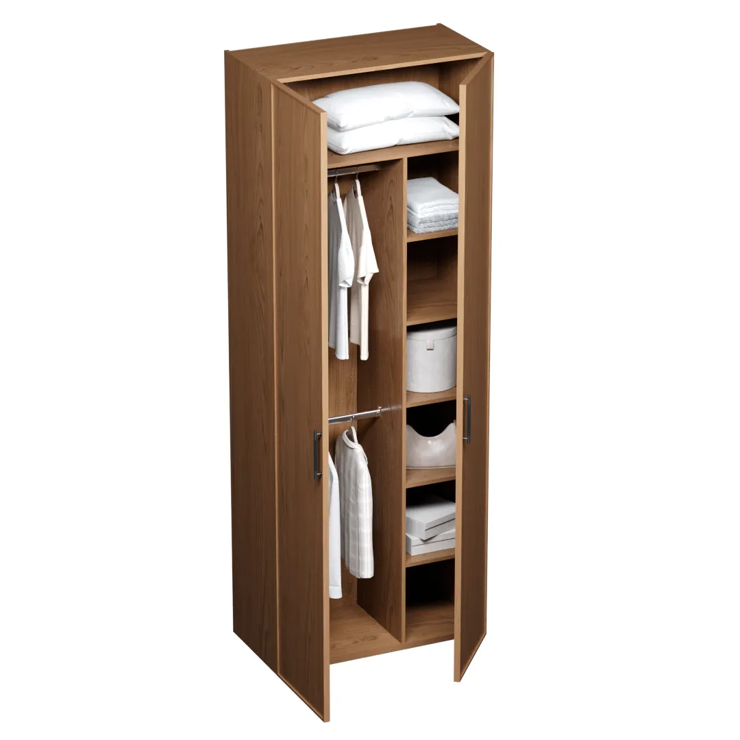 Шкаф двустворчатый, фасады натуральный шпон L210.44-4