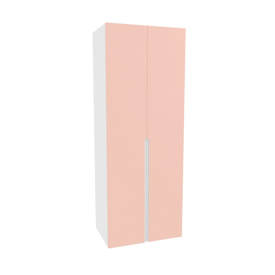 Шкаф двухдверный глубокий, фасады в эмали LE210.60-4