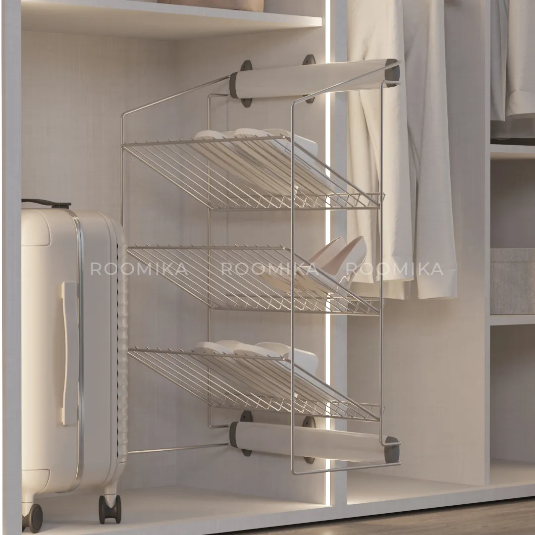 BELLE Выдвижная полка для обуви, 3-х уровневая, ASL3ALGS