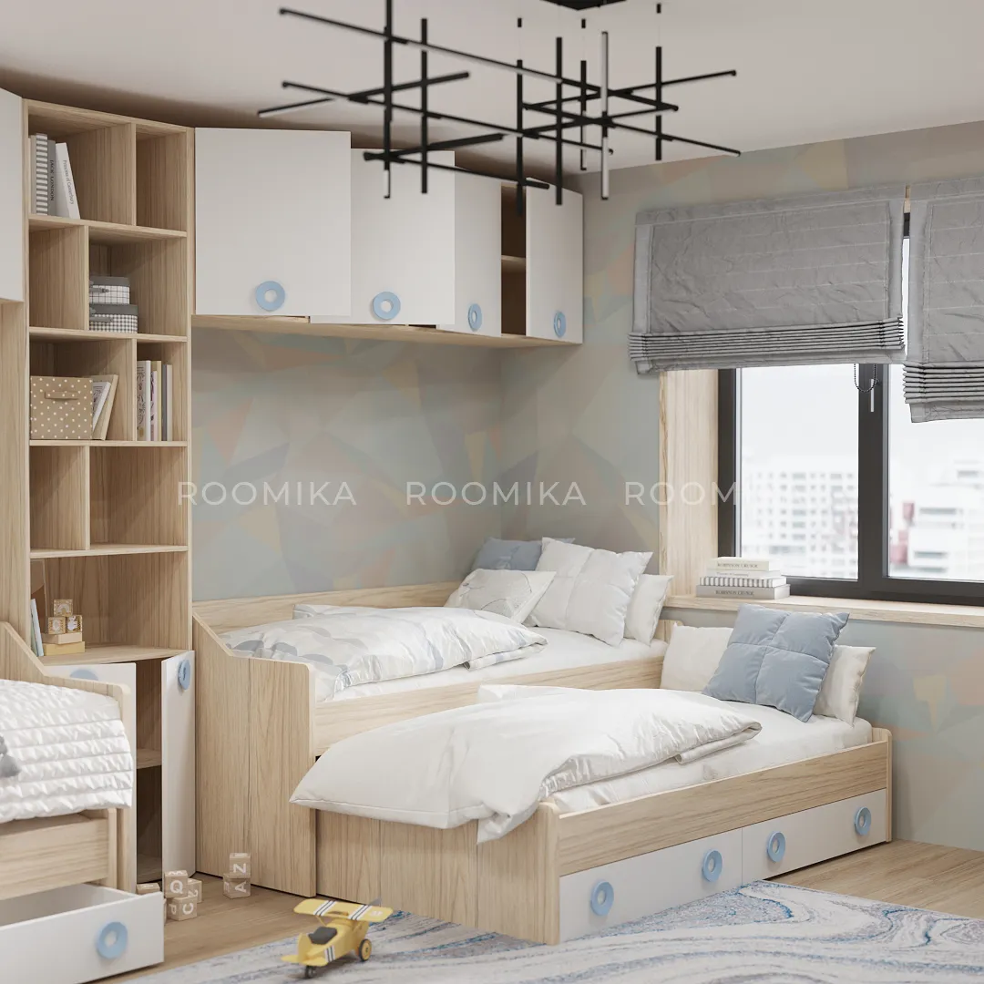 Кровать с выдвижным спальным местом L910.190, 90x190