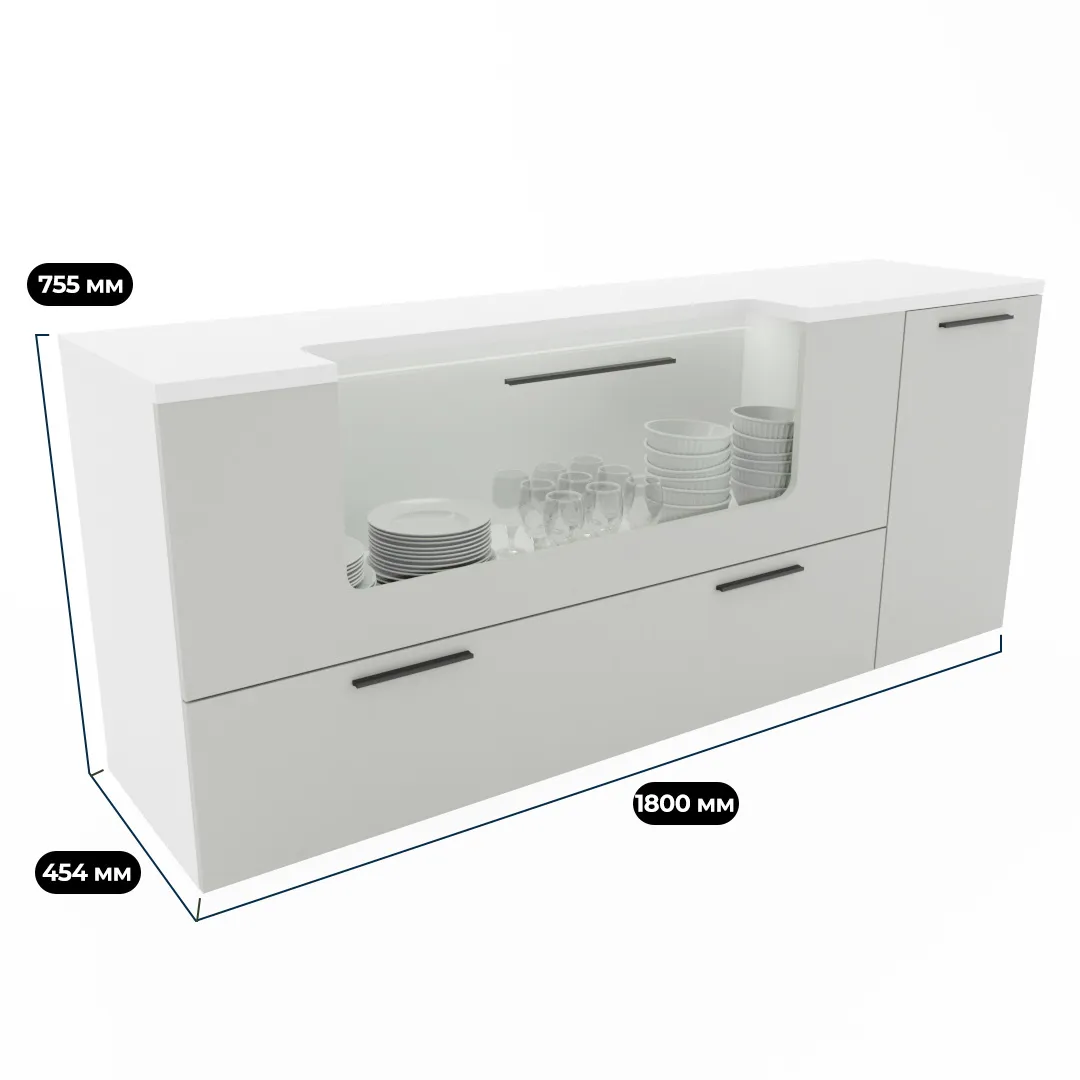 Тумба TV  с подсветкой L750 L/R