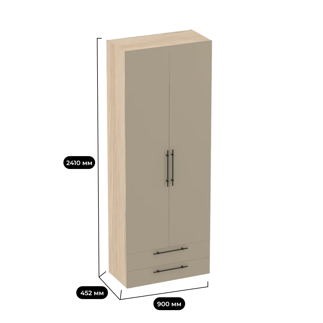 Шкаф двустворчатый с ящиками L-211.44