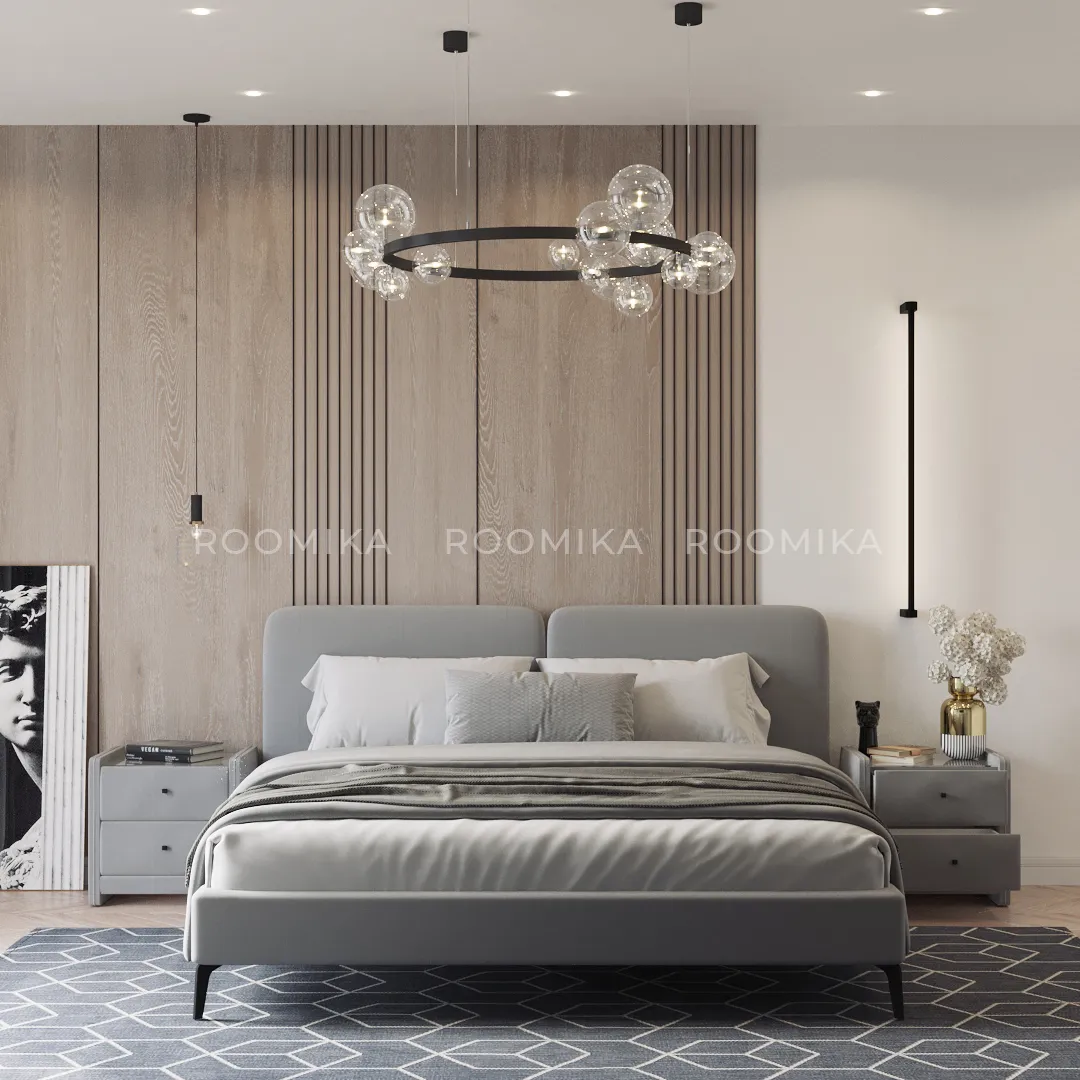 Кровать двуспальная мягкая MONTANA, 140x200