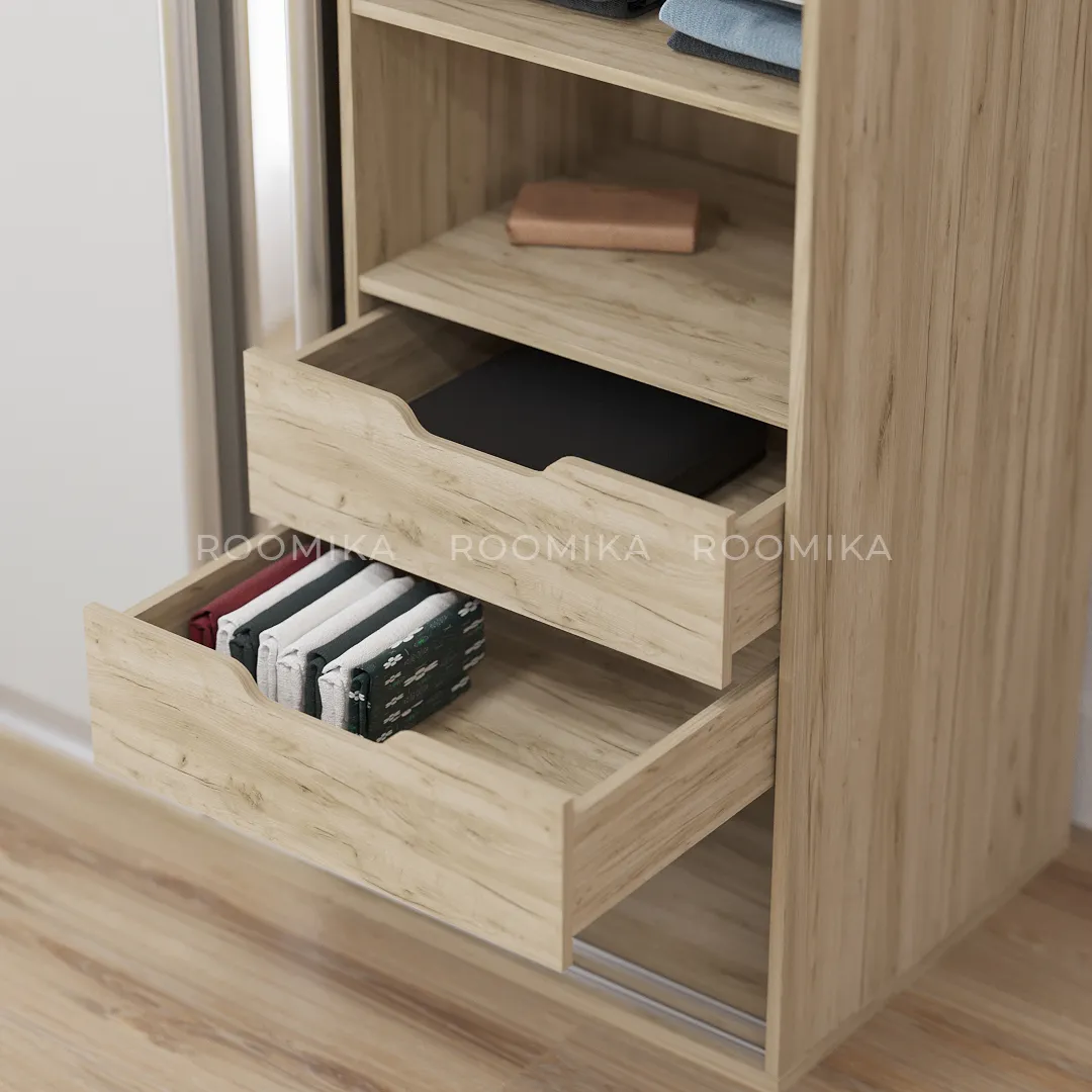 Шкаф-купе U160 тип 1 МДФ/зеркало