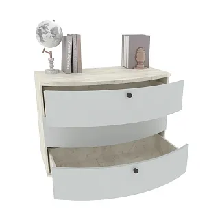 Комод радиусный 3 ящика P703