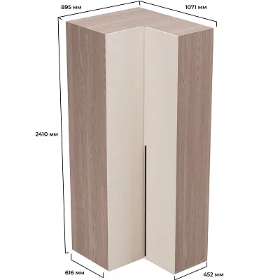 Шкаф угловой L207 L/R