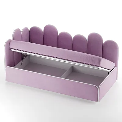 Мягкая кровать-диван CYPROS с подъемным механизмом, 90x190