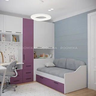 Шкаф двухдверный с фальш стенкой L212.1