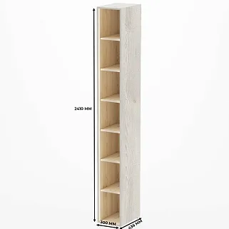 Cтеллаж открытый глубокий L233.44 с подсветкой