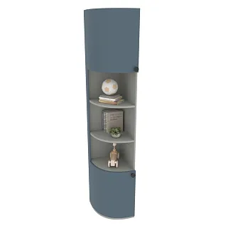 Шкаф завершающий узкий  с нишей P233.2 L/R