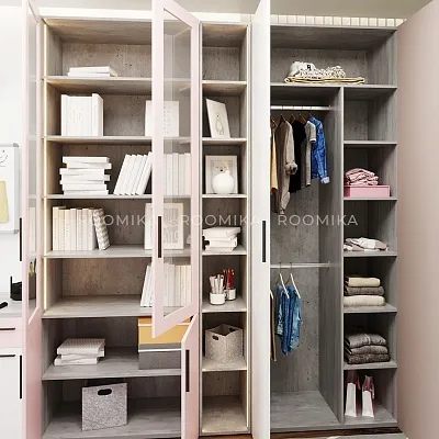 Шкаф двухдверный узкий L210.44-4