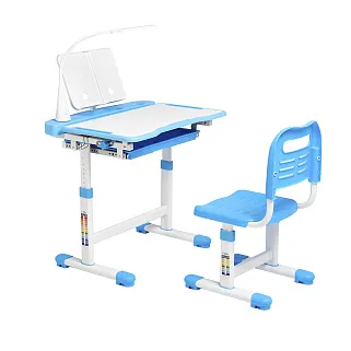 Комплект Cubby Парта и стул-трансформеры Vanda blue