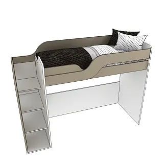 Кровать-чердак E908, 90х200 L/R