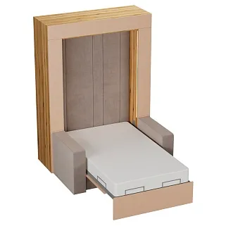 Шкаф-кровать трансформер L950-60.120, 120x200