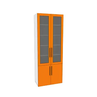 Шкаф книжный со стеклом L214S