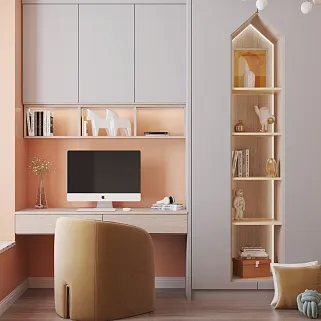 Детская с антресолью домик №1