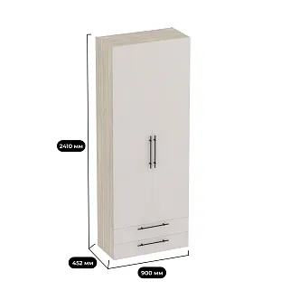 Шкаф двустворчатый с ящиками LG-211.44