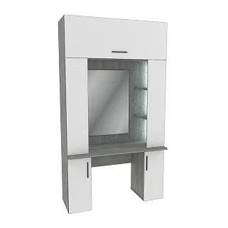 Стол туалетный с секцией и зеркалом с подсветкой  LG404.44