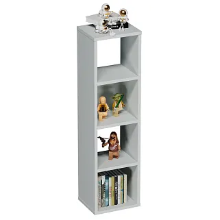 Cтеллаж сквозной книжный на 4 ниши с фасадом E804