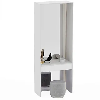 Ниша с ящиком, зеркалом и подсветкой для спальни R270.45