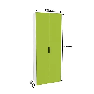 Шкаф двухдверный узкий L210.44-1