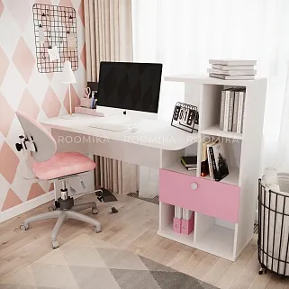 Рабочий стол со встроенным стеллажом HOF421