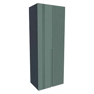 Шкаф 2 дверный, фрезерованные фасады в эмали LE-210.60-1