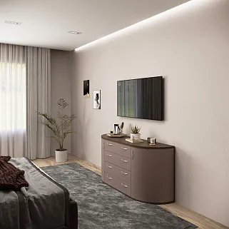 Комод радиусный на 1600 мм P746