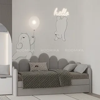 Мягкая кровать-диван SHELL, 90x190