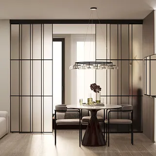 Светопрозрачная перегородка-купе, стекло Сатинато GRACE 14