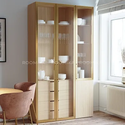 Шкаф со стеклянным фасадом R222.1