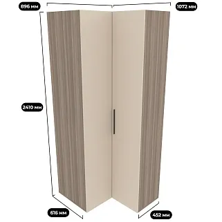 Шкаф угловой L207 L/R