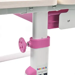 Комплект парта + стул трансформеры Carezza Pink-w FUNDESK