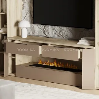 Тумба ТВ напольная с электрокамином LG551.450L/R