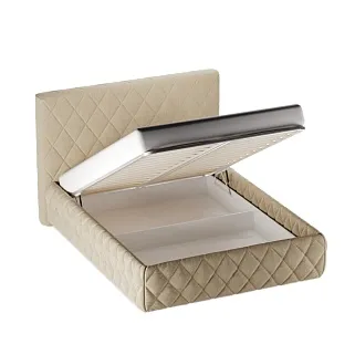 Кровать двуспальная мягкая SIENA  с подъемным механизмом, 140x200