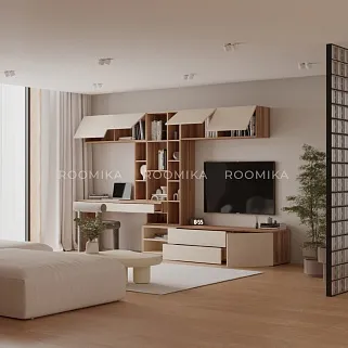 Антресоль с двумя откидными дверями R312.35