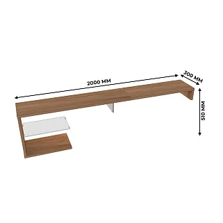 Приставка L113 к тумбе L505 с подсветкой L/R