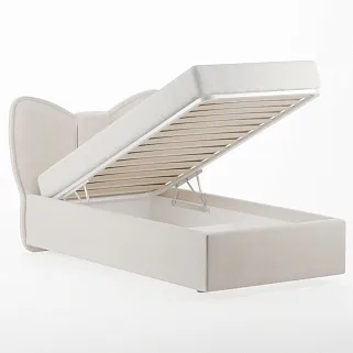 Кровать односпальная мягкая SANDY с подъемным механизмом