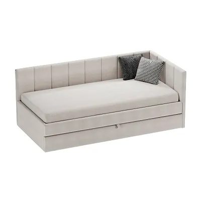 Кровать со вторым выдвижным спальным местом LINE М2