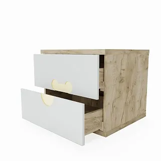 Тумба прикроватная, фасады в эмали LE701