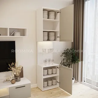 Шкаф напольный с подсветкой L225 L/R