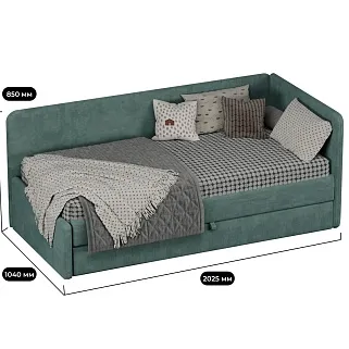 Кровать со вторым выдвижным спальным местом  RUBY М2