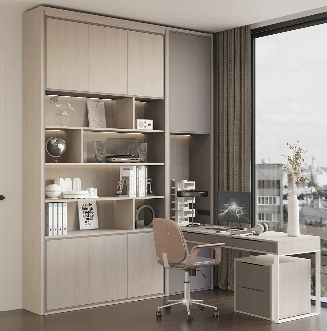 Кабинет с встроенным столом №7