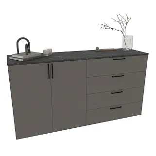 Комод с ящиками и дверью R709