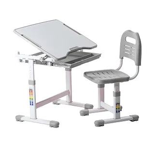 Комплект парта + стул трансформеры Sole Grey FUNDESK