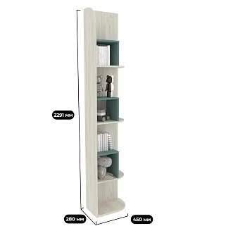 Cтеллаж завершающий глубина 452мм E232 L/R