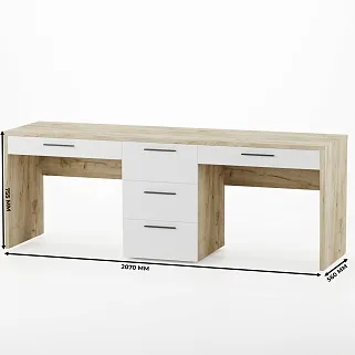 Cтол прямой на 2 рабочих места L718.2