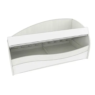 Кровать односпальная P901 с подъемным механизмом, 90x190